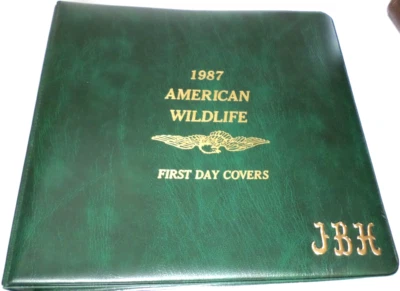 Kenmore 1987 American Wildlife 50 First Day Covers Colorano Silk Cachet Album LE - Image 1 of 4