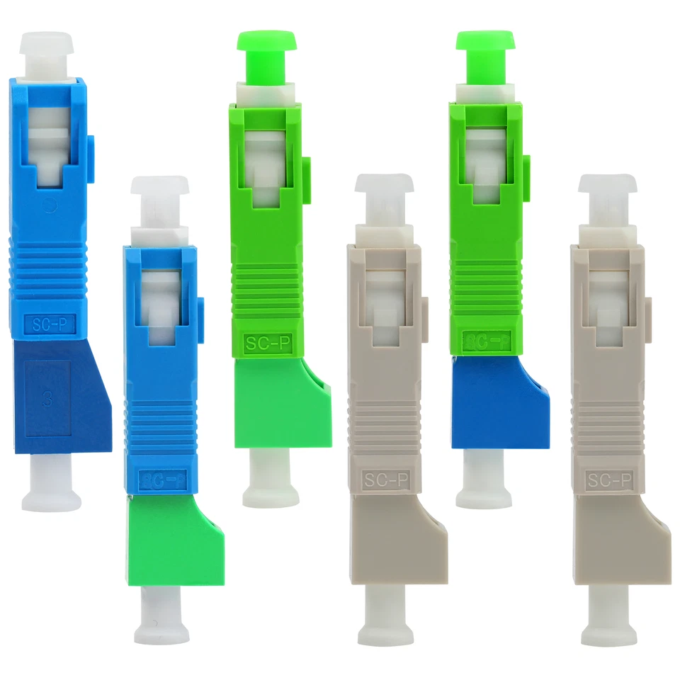 SC Male to LC Female Adapter Fiber Optical Coupler Flange Converter LC to SC - Image 1 of 4