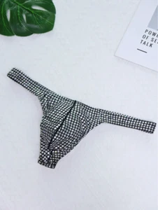 Perizoma Uomo G-String Rigonfiamento Intimo Grande Senza Marca Disco Nuovo con etichette! 1631 - Foto 1 di 6