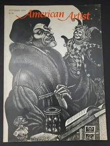 Vintage American Artist Magazine - October 1975 - Picture 1 of 10