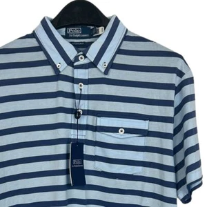 NEW Polo Ralph Lauren Men's XXL Slim Fit Lightweight Chest Pocket Striped $125 - Picture 1 of 8