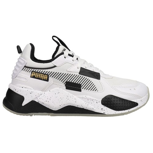 Scarpe casual sneakers PUMA RsX Final rotonde stringate giovani ragazzi bianche 38982301