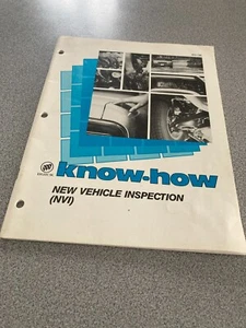 Buick OEM New Vehicle Inspection Manual KH-136 - Foto 1 di 8