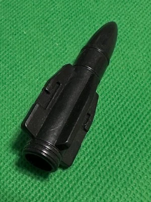 Vintage 1985 Arco Controle Remoto FX-16 Jet Fighter BOMBA DE MÍSSIL PRETO peça - Imagem 1 de 2