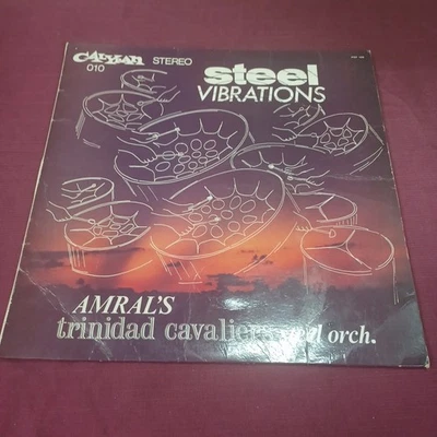 AMRAL'S TRINIDAD CAVALIERS STEEL ORCHESTRA "Steel Vibrations" 1973 Reggae LP.. - Image 1 of 4