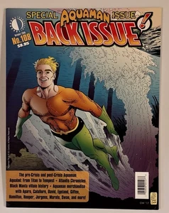¡EMISIÓN TRASERA! Revista #108 (TwoMorrows 2018) edición Aquaman, casi nueva - Imagen 1 de 4
