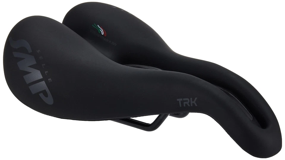 2021 Selle SMP TRK Medium Bicycle Saddle Split Cutout Bike Seat Black