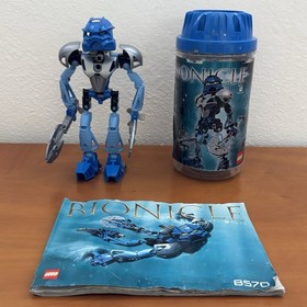 LEGO BIONICLE TOA NUVA - GALI NUVA - 8570 - COMPLETE MANUAL + BOX