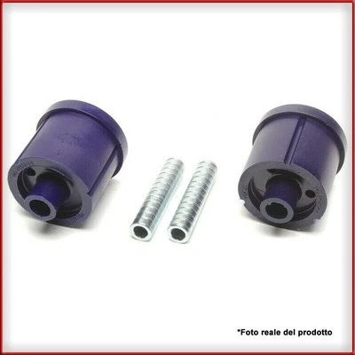 Kit 2 Boccole Rinforzate Ponte Posteriore Poliuretano VW Golf IV Audi A3 8L TT - Immagine 1 di 2