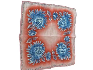 Sciarpa borsetta fazzoletto cotone vintage 12 x12 floreale multicolore S6 - Foto 1 di 6