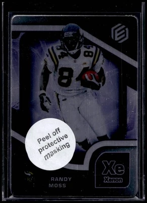 2021 Panini Elements Randy Moss #57 Metal Xenon /54 Minnesota Vikings HOF SP - Image 1 of 2