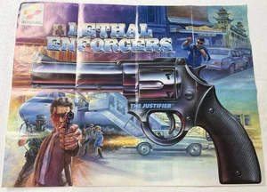 Konami How Many Hits Can You Take (Sega Genesis) Lethal Enforcers Poster ONLY - Picture 1 of 2