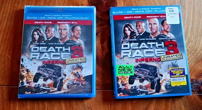 Death Race 3: Inferno (Blu-ray + DVD + Digital + UV); W/Sleeve, 2013-NEW, SEALED - Image 1 of 4