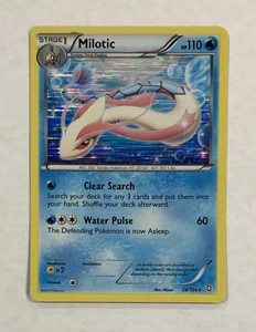 Pokémon MILOTIC 28/124 Holo Raro Drago Bianco e Nero Esaltato LP Gioco di Luce TCG - Foto 1 di 4