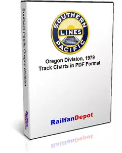 Southern Pacific Oregon Division Trackchart 1979 - PDF auf CD - RailfanDepot - Bild 1 von 3