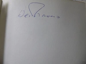 Aldwych Farces playwright A Cuckoo In The Nest BEN TRAVERS hand signed page - Picture 1 of 1