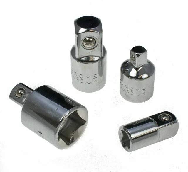 Toolzone 4Pc Socket Adaptor, Converter And Reducer Set