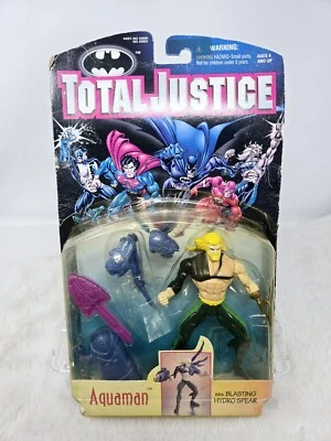 Kenner DC Comics Total Justice Aquaman 5" Action Figure Vintage 1996 New - Image 1 of 4