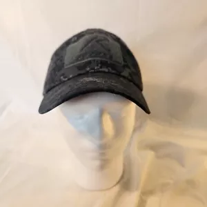 Tactical Operator Cap Adjustable Military Midnite Camo Army Patches - Picture 1 of 11