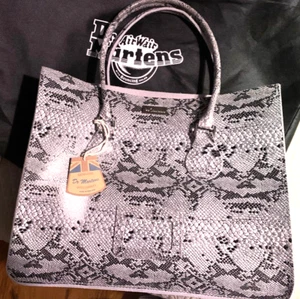 Dr Martens Snakeskin Print Leather Tote Bag Brand New - Picture 1 of 5