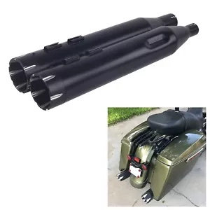 SHARKROAD 4.5 Slip Ons For Harley 2017-UP Touring Exhaust, Road Glide Mufflers - Picture 1 of 10