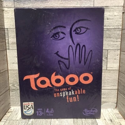 Taboo The Game of Unspeakable Fun Hasbro Gaming 2013 New and Sealed - Image 1 of 4