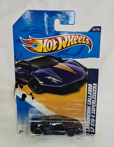 2012 Hot Wheels All Stars #126 Lamborghini Gallardo LP 570-4 Superleggera Blue - Picture 1 of 1