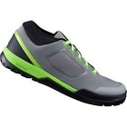 Shimano GR7 (GR700) flat pedal MTB shoes, grey / green, size 40