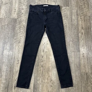 Levi's 711 SKINNY Damen Größe 28 Schwarz Mid Rise Jeans Denim Hose 29 x 28,5 - Bild 1 von 13