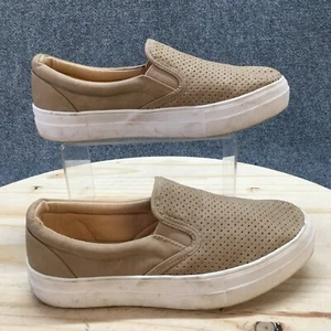 Zapatos de soda para mujer 8,5 zapatillas sin cordones marrón cuero sintético cómoda punta redonda - Imagen 1 de 15