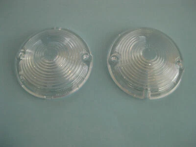 1957 57 CHEV PARK LIGHT LENSES NEW PAIR CHEVY CHEVROLET CLEAR 210 150 BELAIR - Image 1 of 2