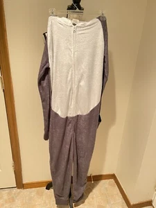 Live Love DreamSoft Knit One Piece Jumpsuit Penguins Pajamas New With Tags M/L - Picture 1 of 4