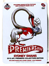 AFL Sydney Swans 2012 Premiers Collectors Tin & Bonus 2005 DVD : New Sealed