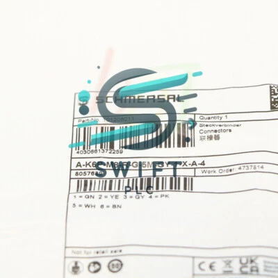 1Pcs New Schmersal A-K6P-M8-R-G-5M-GY-1-X-A-4 cable 101206011 - Image 1 of 4