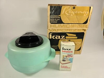 🌀 Humidificador Kaz Regency vintage con inhalante original y caja 🧴 Foto 1 de 4