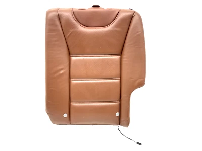 PORSCHE CAYENNE 955 957 2003-2010 ASIENTO TRASERO RESPALDO IZQUIERDO CUERO MARRÓN OEM Foto 1 de 4