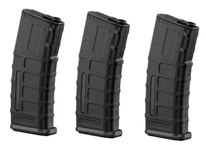 Airsoft Real Cap Mag 45 bbs for AEGm4, pmag style x 3 units  - READ DESCRIPTION- - Picture 1 of 3