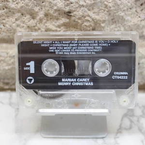 Mariah Carey Merry Christmas Cassette Tape ONLY - Foto 1 di 3
