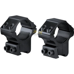 Paar Montageschellen Medium Aluminium Schiene 11mm und Durchmesser 25,4mm - Bild 1 von 3