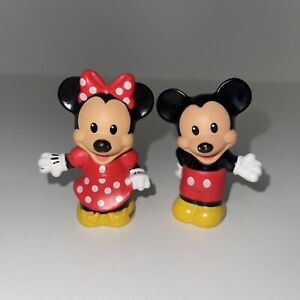 Fisher Price Little People Disney Mickey and Minnie Mouse Figures Lot