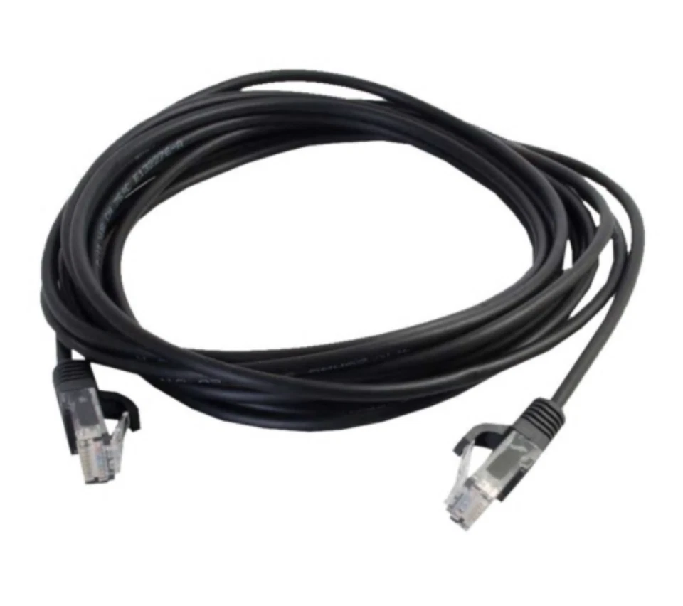 C2G 6FT Cat5e SNAGLESS UNSHIELDED (UTP) NETWORK ETHERNET CABLE BLACK  00403 - Image 1 of 1