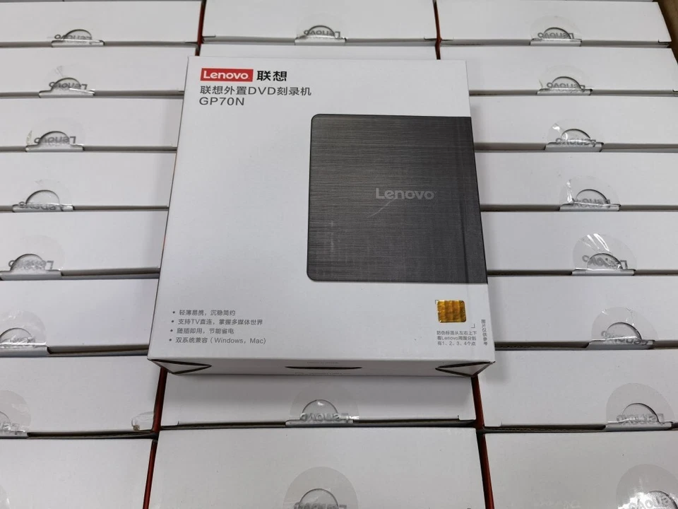 Lenovo GP70N External CD/DVD Drive USB2.0 Optical Burner Player For Laptop PC