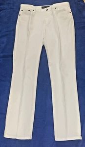 Women’s Lauren Ralph Lauren LRL White Modern Curvy Jeans Size 8 Petite. - Picture 1 of 10