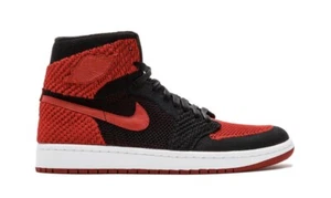 Jordan 1 Retro High OG Flyknit ‘BRED’ US Mens 5.5/ US Womens 7 - Picture 1 of 7