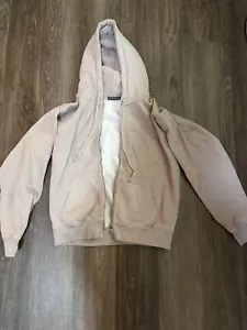 Brandy Melville Tan Color zip up hoodie, os, excellent condition - Picture 1 of 3