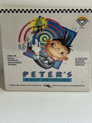 Peter’s Magic Adventures by Living Media. CD Rom 1994. Vintage, Sealed. - Image 1 of 3