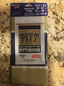 New PITT University Of Pittsburgh Vertical House Flag Banner 27" X 37" WinCraft - Picture 1 of 8