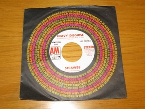 PROMO 70s ROCK 45 RPM - STRAWBS - A&M 1364 - "HEAVY DISGUISE" + "BENEDICTUS" - Picture 1 of 2