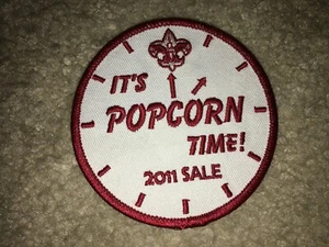 Boy Scout BSA 2011 Time Trails End Popcorn Uniform Award Patch - Picture 1 of 1