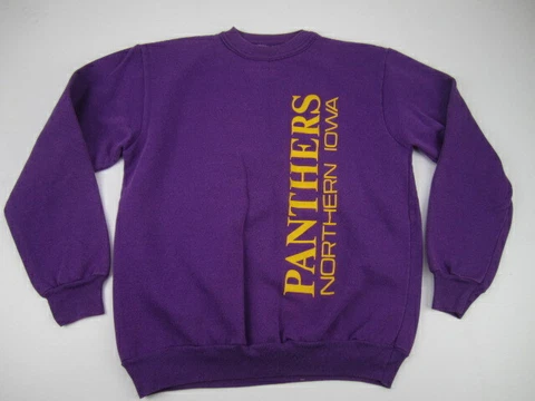 Northern Iowa Panthers Dodger Sportswear vintage sweatshirt pullover USA 42-44 Cover